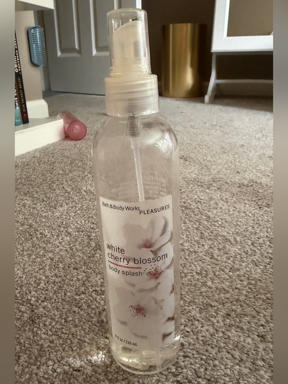 Vintage Bath & Body Works White Cherry Blossom Body Splash 8 oz Y2K Discontinued